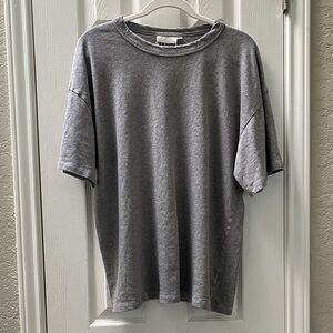 Jungmaven Heathered Vernon Oversized Short Sleeve Tee - medium - athletic gray